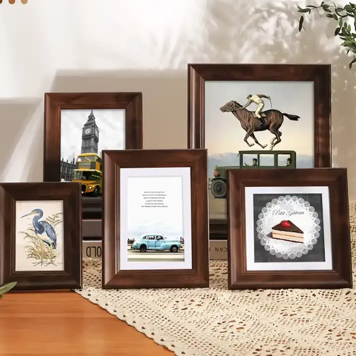 Wholesale Rustic Picture Frame High-Definition Glass Photo Frame