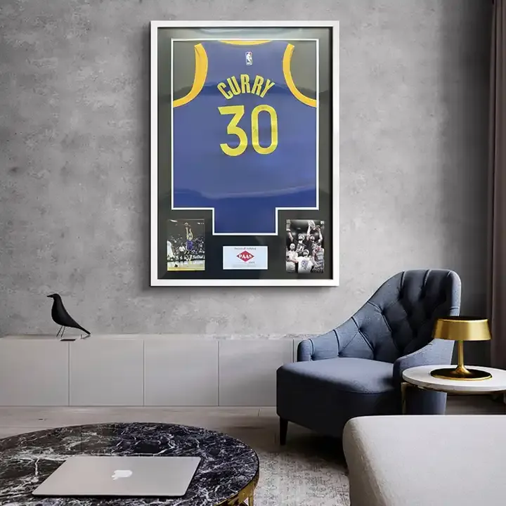 Customized Jersey Display Frame Case, Large Frame Shadow Box with UV Protection for Baseball Basketball Football Sport Shirt