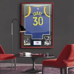 Customized Jersey Display Frame Case, Large Frame Shadow Box with UV Protection for Baseball Basketball Football Sport Shirt