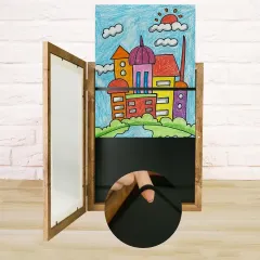 Wholesale Kids Artwork Picture Frame Shatter Resistant Glass Photo Frame