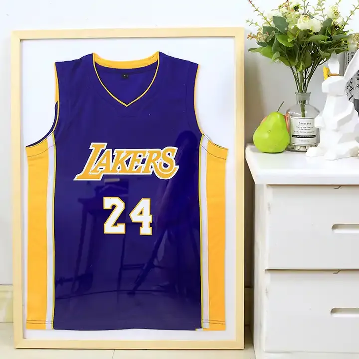 Wholesale MDF Jersey Shadow Box UV Protection Jersey Picture Frame