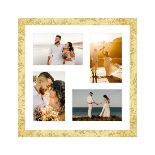 Custom Gold Photo Frame Square Collage Picture Frame