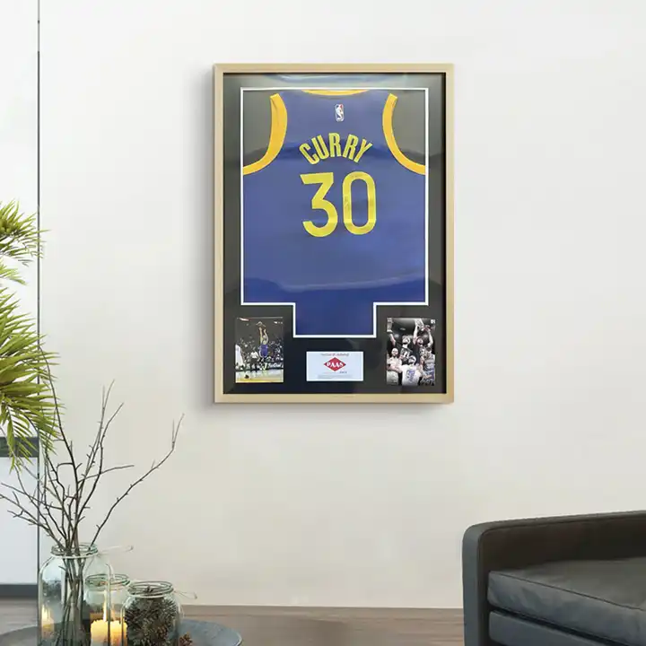 Customized Jersey Display Frame Case, Large Frame Shadow Box with UV Protection for Baseball Basketball Football Sport Shirt