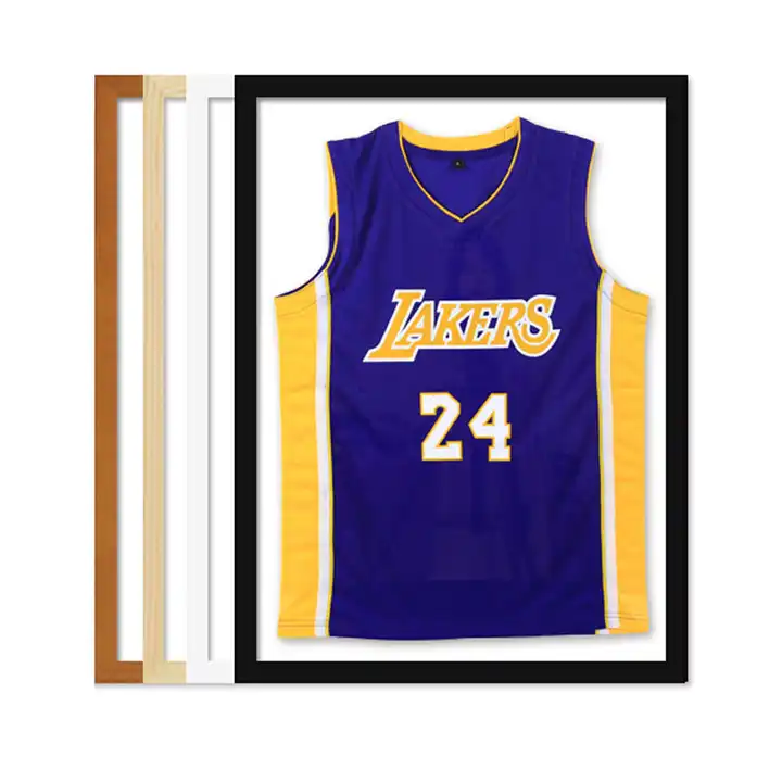 Wholesale MDF Jersey Shadow Box UV Protection Jersey Picture Frame