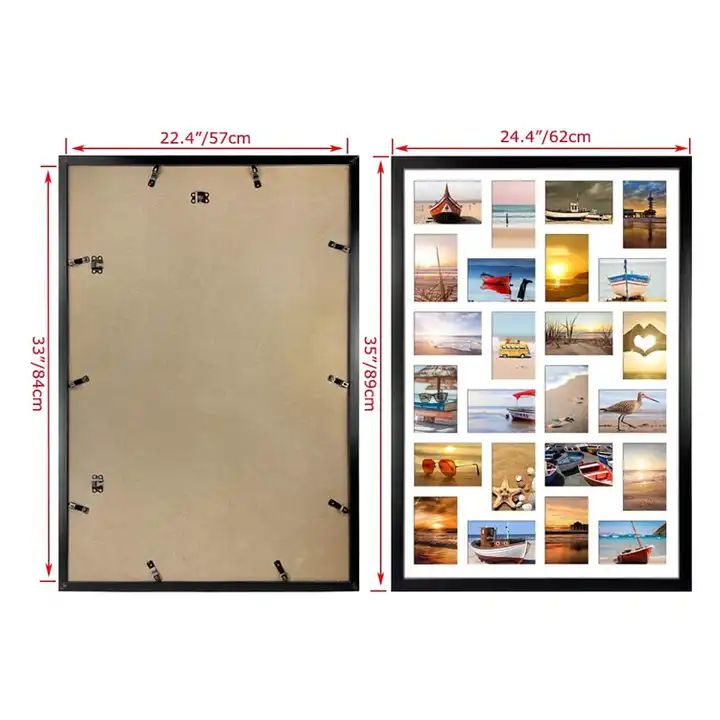 Customized Collage Picture Frame 24 Openings Photo Frame