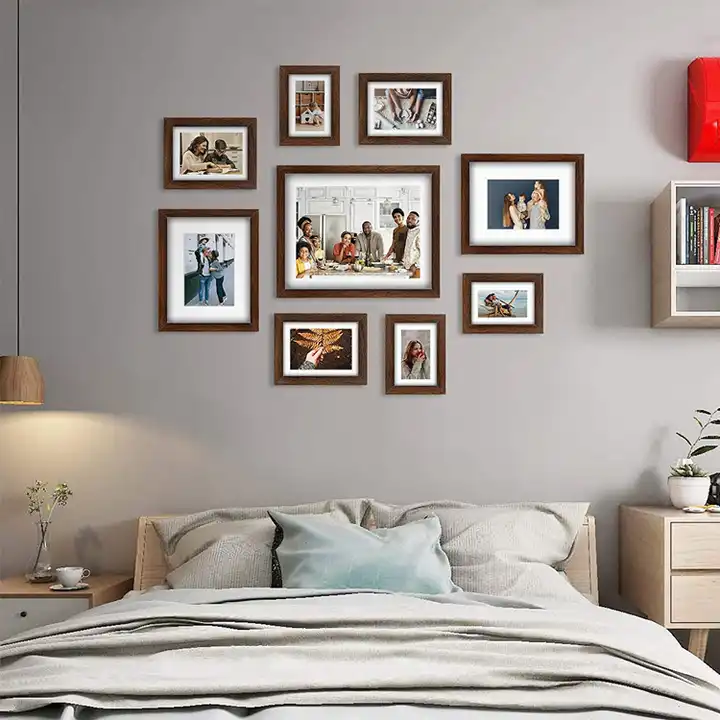 Custom 11 pcs Picture Frame MDF Collage Photo Frame