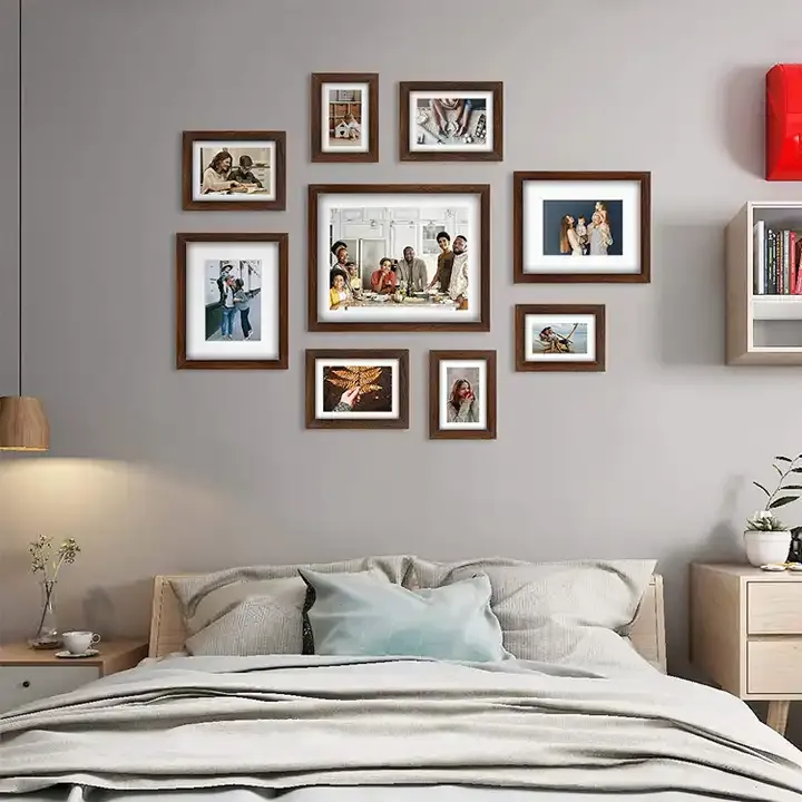 Custom 11 pcs Picture Frame MDF Collage Photo Frame