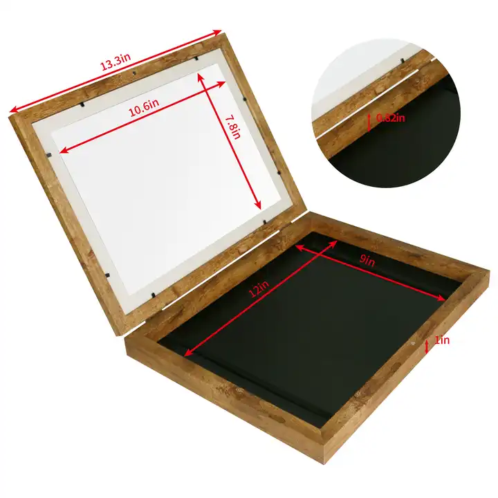 Wholesale Kids Artwork Picture Frame Shatter Resistant Glass Photo Frame
