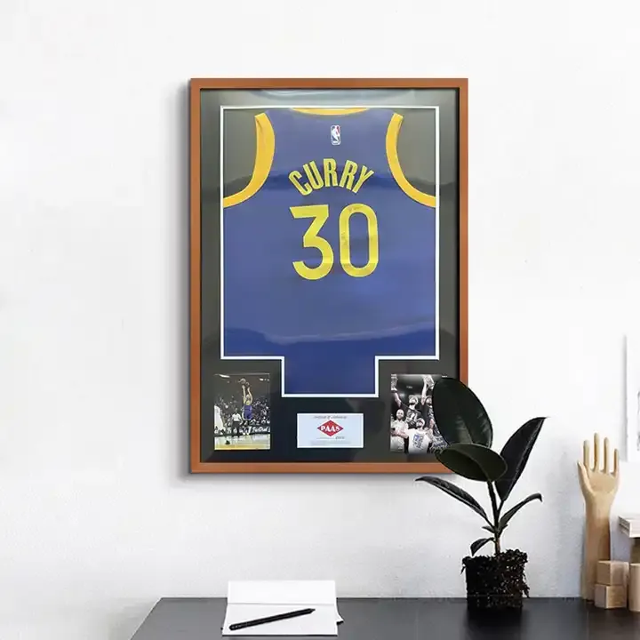 Customized Jersey Display Frame Case, Large Frame Shadow Box with UV Protection for Baseball Basketball Football Sport Shirt