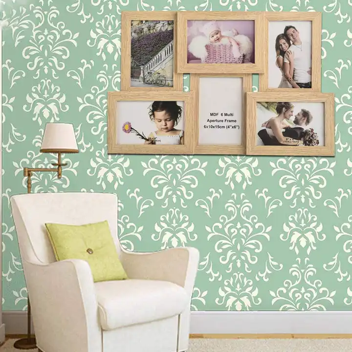 Customized 10-Openings Photo Frame Collage Rustic Picture Frame