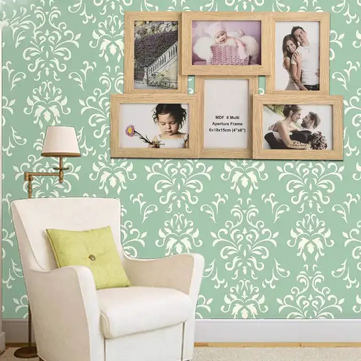 Customized 10-Openings Photo Frame Collage Rustic Picture Frame