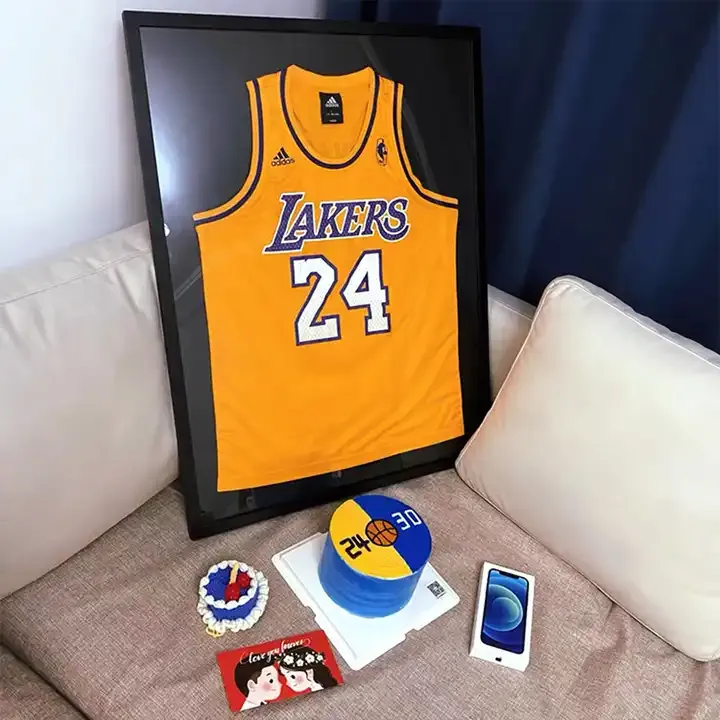 Customized Black Wood Memorabilia Shadow Box Football Basketball Jersey