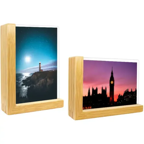 Customized Wooden Photo Frame Half Frame Picture Frame