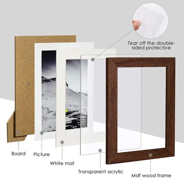 Custom 11 pcs Picture Frame MDF Collage Photo Frame