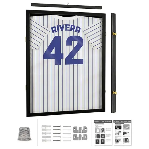 Custom Jersey Display Frame, Memorabilia Jersey Shadow Box with UV Protection