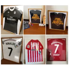 Wholesale MDF Jersey Shadow Box UV Protection Jersey Picture Frame