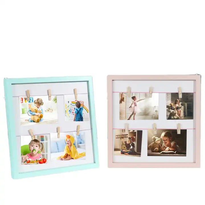Customized Baby First Year Photo Frame Display Kids Art Picture Frame