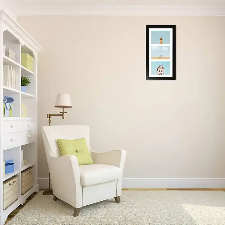 Wholesale Black Photo Frame, Collage Picture Frame with 3 Openings