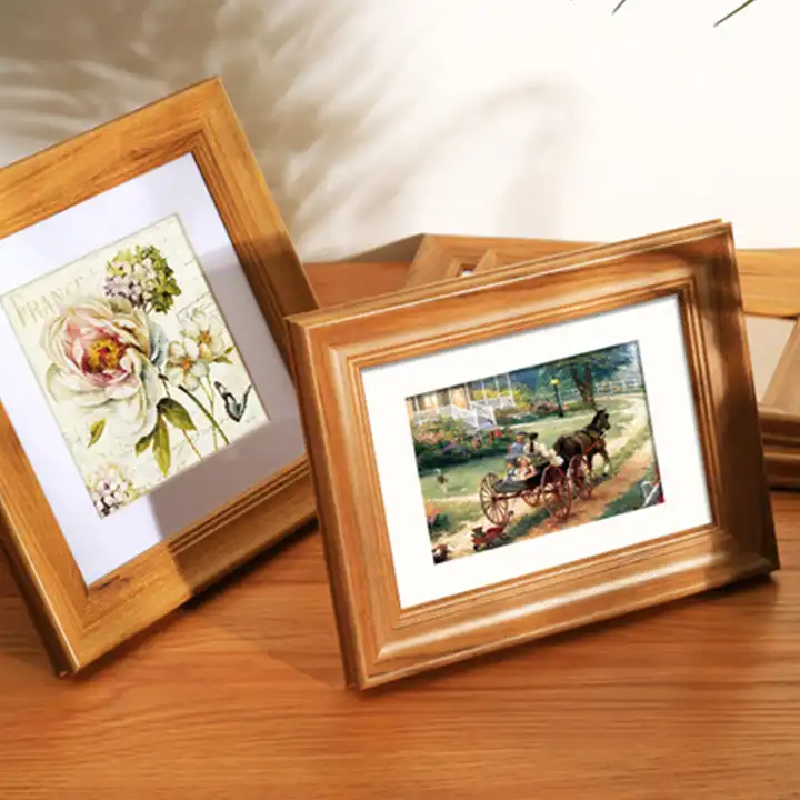 Wholesale Rustic Picture Frame High-Definition Glass Photo Frame