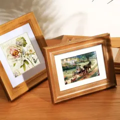 Wholesale Rustic Picture Frame High-Definition Glass Photo Frame