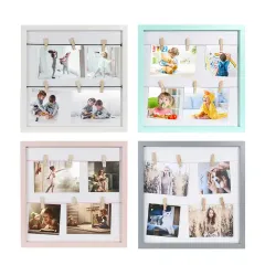 Customized Baby First Year Photo Frame Display Kids Art Picture Frame