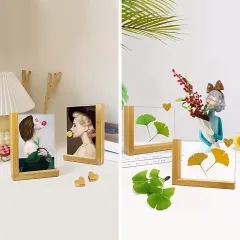 Customized Wooden Photo Frame Half Frame Picture Frame
