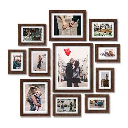 Custom 11 pcs Picture Frame MDF Collage Photo Frame
