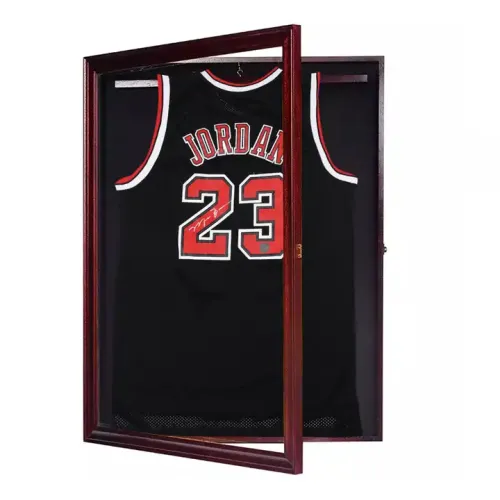 Wholesale 98% UV Protection Jersey Frame, Built-in Lockable Football Basketball Hockey Jersey Shadow Box
