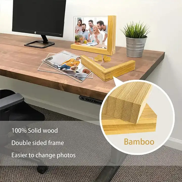 Customized Wooden Photo Frame Half Frame Picture Frame