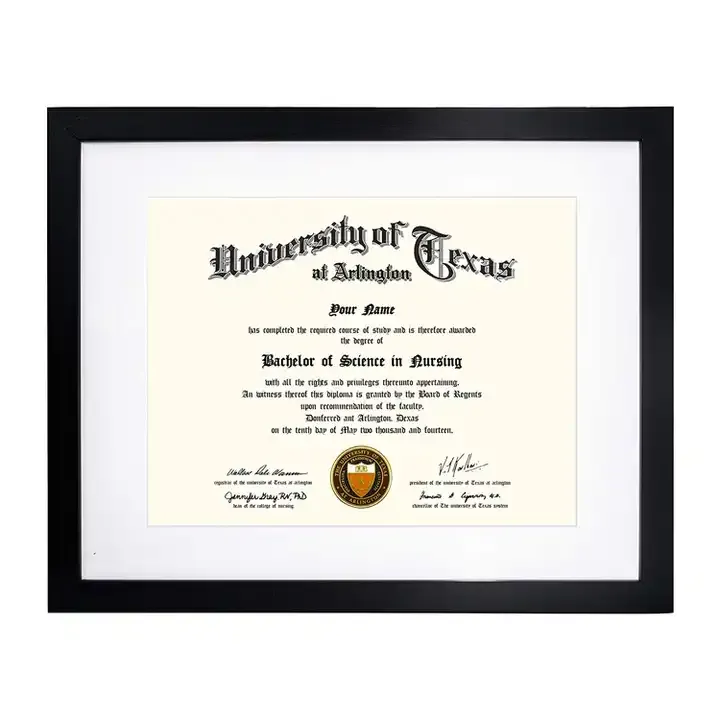 Wholesale Float Document Frame Certificate Picture Frame