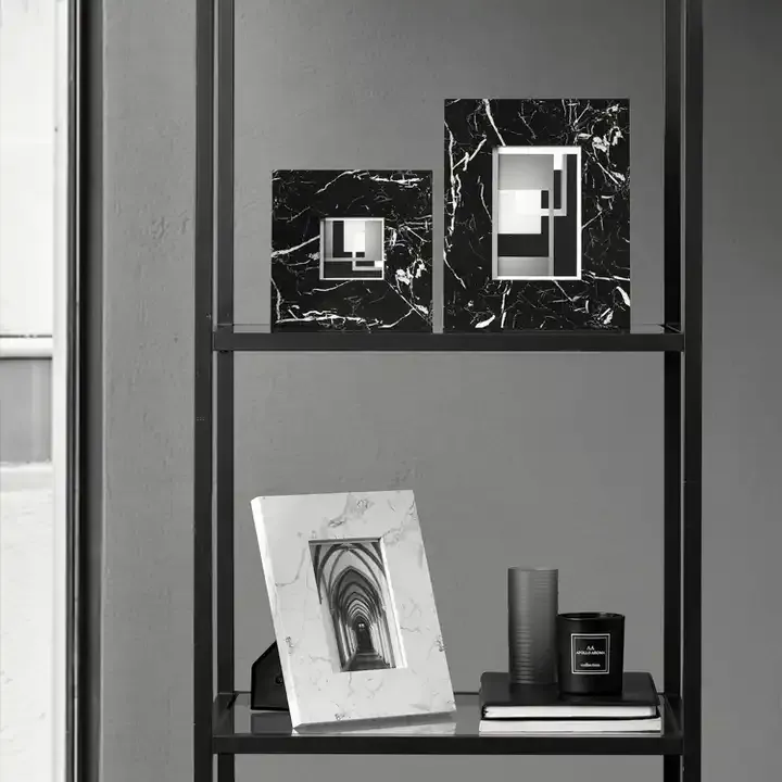 Customized Marble Texture Photo Frame MDF Wood Picture Frame