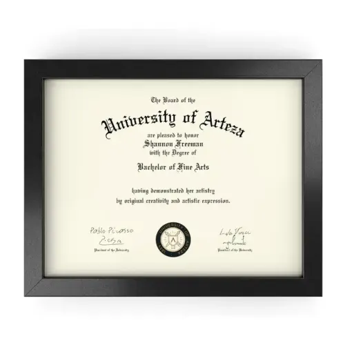 Custom MDF Document Frame Certificate Picture Frame