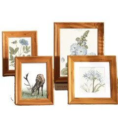 Wholesale Rustic Picture Frame High-Definition Glass Photo Frame