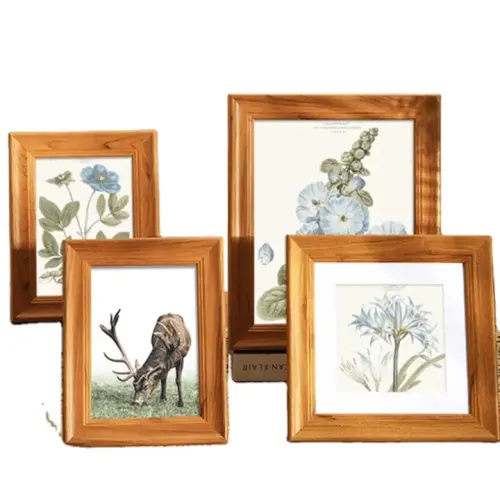 Wholesale Rustic Picture Frame High-Definition Glass Photo Frame