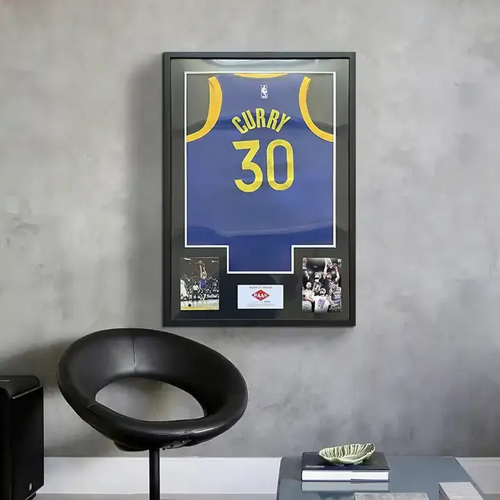 Customized Jersey Display Frame Case, Large Frame Shadow Box with UV Protection for Baseball Basketball Football Sport Shirt