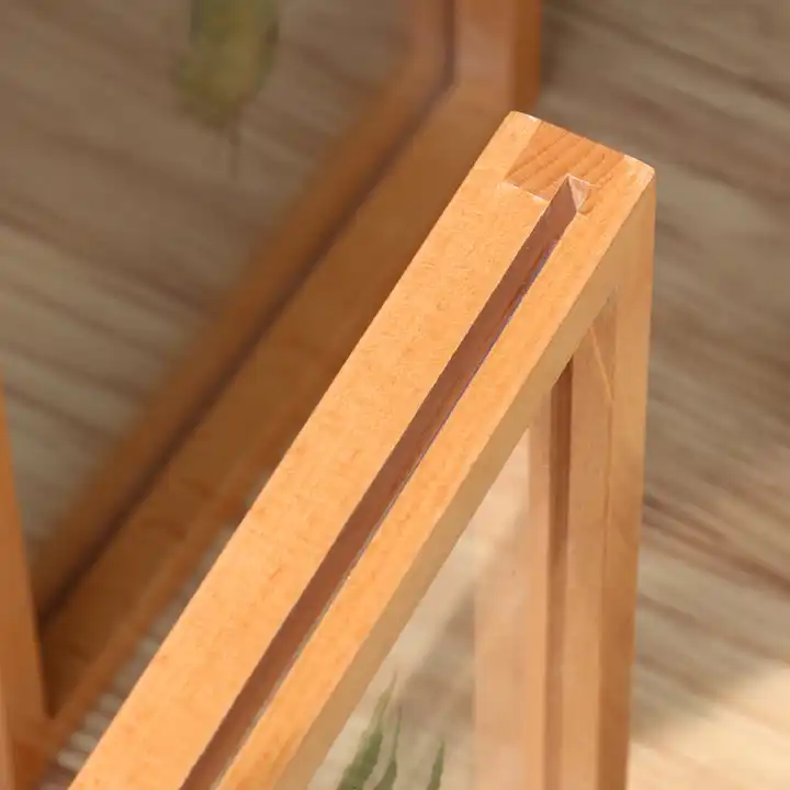 Wholesale Dried Flowers Plants Photo Frame Solid Wood Picture Frame