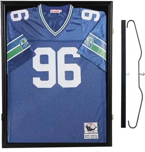 Custom Jersey Frame Display Case, Jersey Shadow Box with 98% UV Protection Acrylic Glass