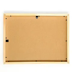 Customized Picture Frame with Real Glass, Natural Wood Grain Photo Frame