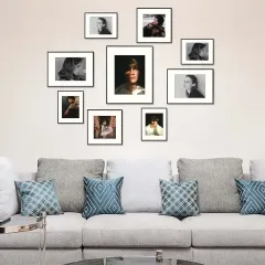 Customized Aluminum Photo Frame Black Metal Picture Frame