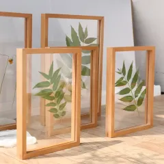 Wholesale Dried Flowers Plants Photo Frame Solid Wood Picture Frame