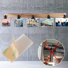 Custom Bar Message Board Photo Frame, Easy to Paste Wood Picture Frame