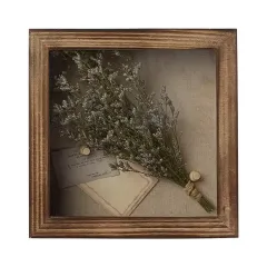 Wholesale 8x8 Shadow Box, Display Case with Linen Back, Medal Bouquet Shadow Box Frame