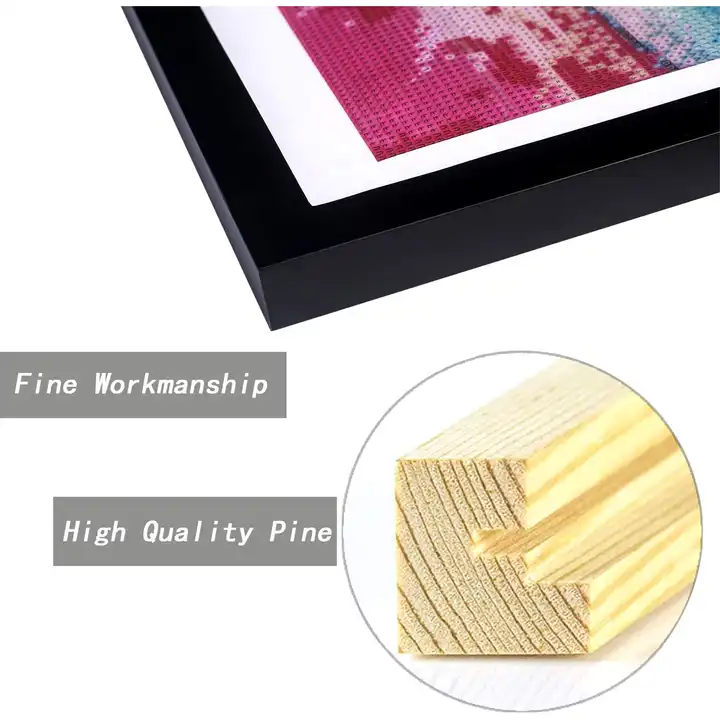 Wholesale 12x12 inch Square Photo Frame Solid Wood Picture Frame