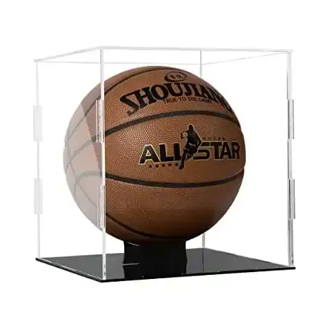 Customized Acrylic Basketball Display Case, Clear Display Box for Autographed Basketball