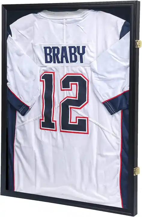 Custom Jersey Frame Display Case, Jersey Shadow Box with 98% UV Protection Acrylic Glass