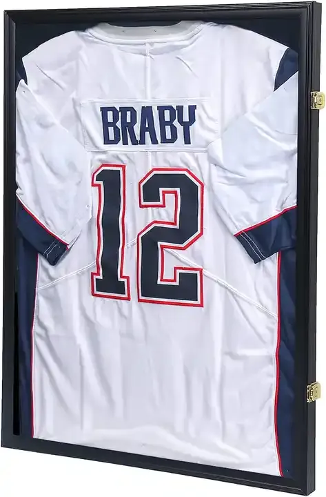 Custom Jersey Frame Display Case, Jersey Shadow Box with 98% UV Protection Acrylic Glass
