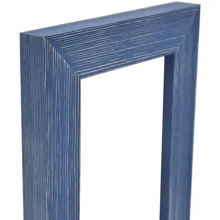 Wholesale Blue Photo Frame Solid Wood Picture Frame
