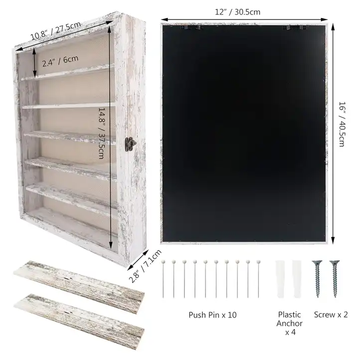 Custom Medals Shadow Box, Removable Shadow Box Frame for Collector