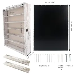Custom Medals Shadow Box, Removable Shadow Box Frame for Collector