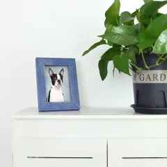 Wholesale Blue Photo Frame Solid Wood Picture Frame